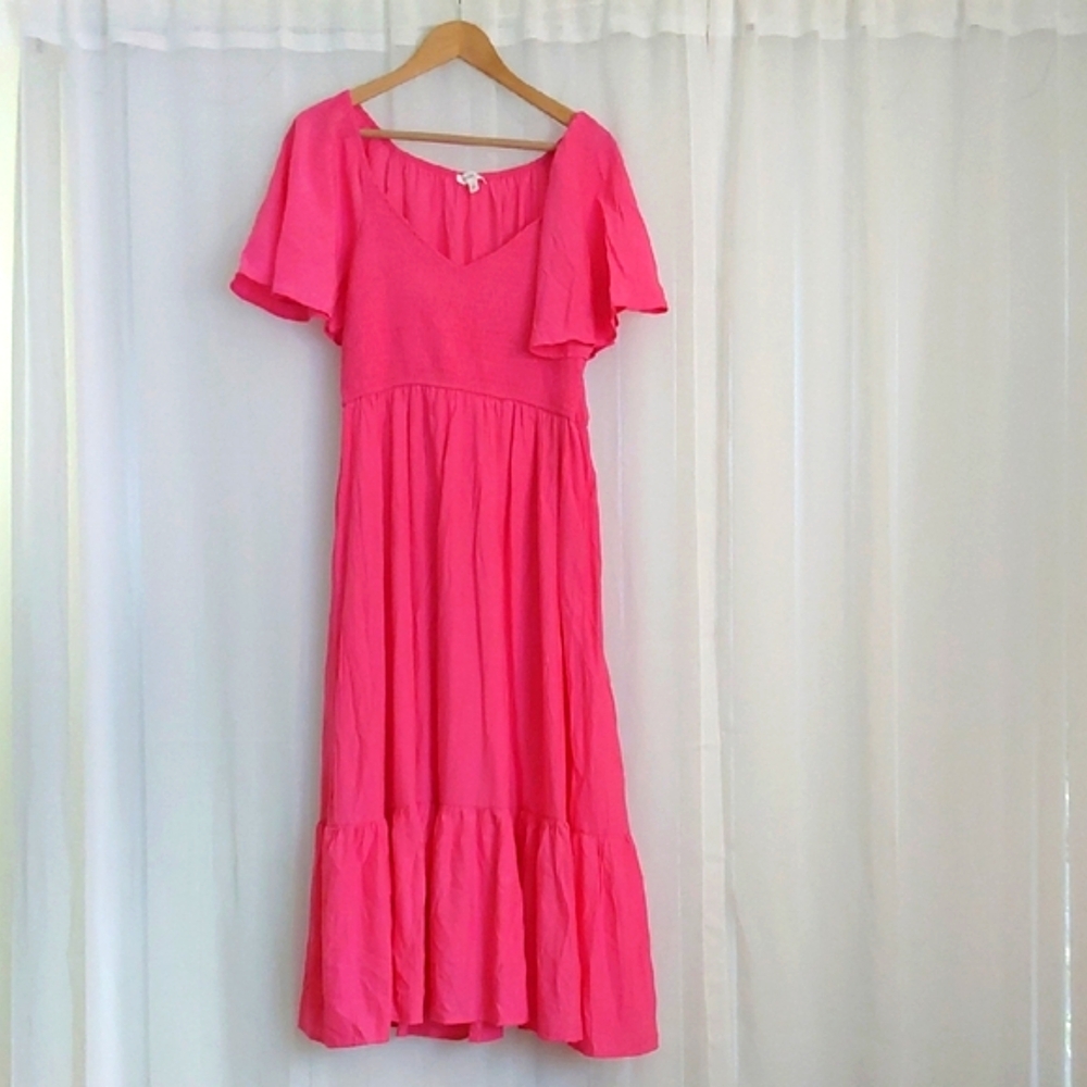 NWOT August Sky Elegant Pink Women's Dress